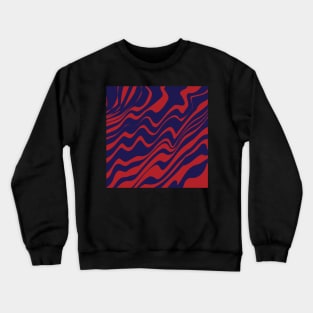 Abstract waves Crewneck Sweatshirt